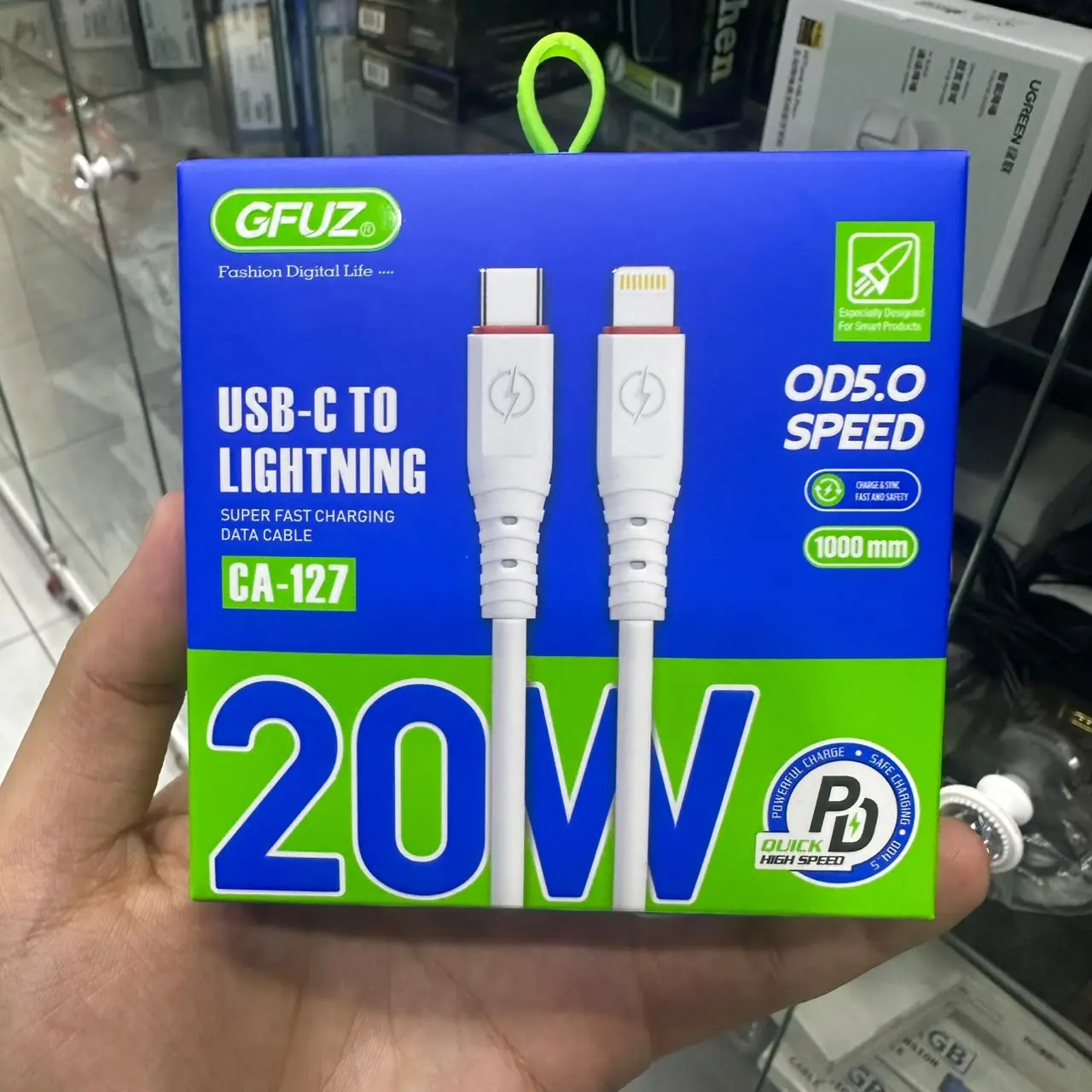 CABLE GFUZ CA-127 USB TYPE C TO IPHONE LIGHTNING 20W